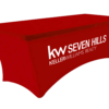 Keller Williams Seven Hills | 6 ft. Stretch Table Throw 3-sided with Custom Print - Image 2