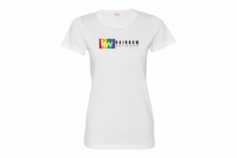 KW Rainbow Network | Women's Fine Jersey- Direct To Film - Image 2