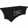 Real | 6 ft. Stretch Table Throw 3-sided with Custom Print - Image 2