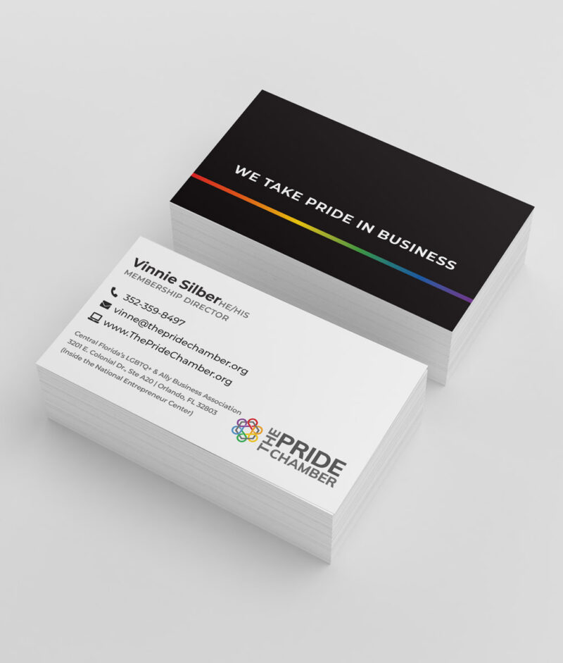 The Pride Chamber Business Card